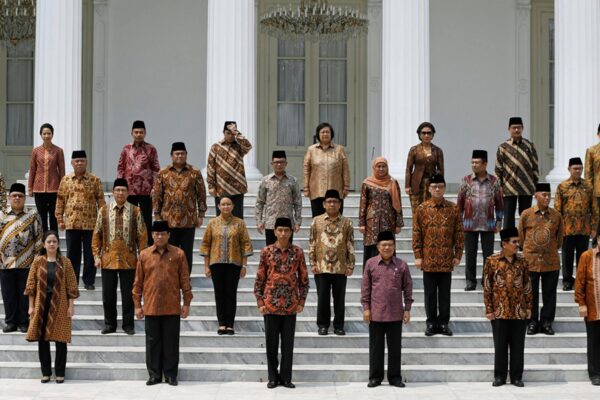 Pelantikan Kabinet Kerja di Istana Negara