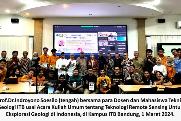 Eksplorasi Sumber Daya Alam, Profesor Indroyono Soesilo Jelaskan Peran Teknologi Remote Sensing